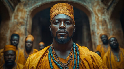 Naklejka premium Africa nera e magica