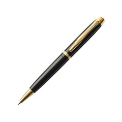 Naklejka premium Elegant Fountain Pen: Classic Writing Instrument Isolated On A White Background