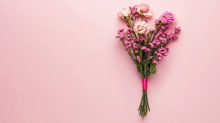 Obraz premium Women's Day concept. Top view with copy space