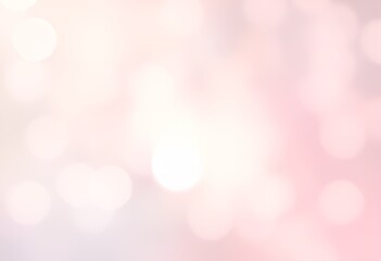 Light pink blurred lights dreamy bokeh background, elegant celebrative backdrop illustration