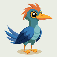 illustration of a cartoon bird