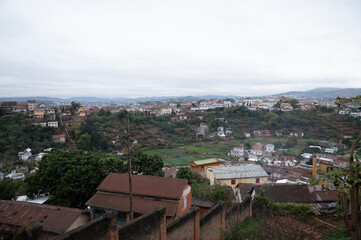 Fototapeta premium panorama of some houses