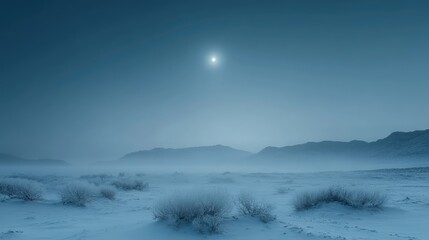 Obraz premium fog in the mountains