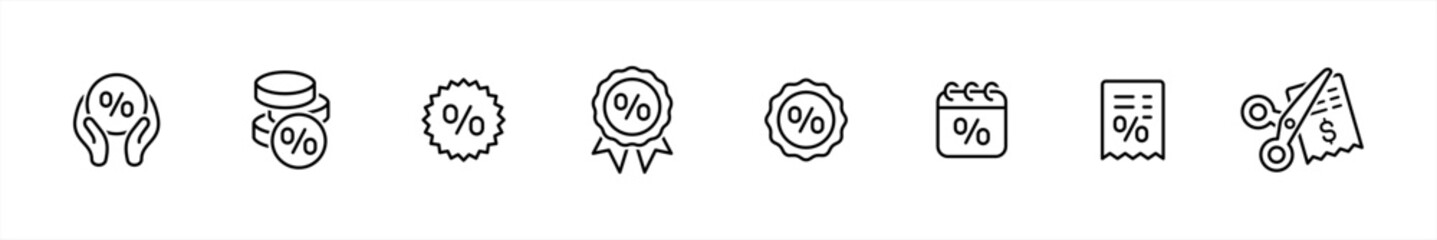 Special offer icons set. Discount symbol. Badge signs. label, coupon, special promo, promotion, fast offer, sale product, sell, sticker, shopping tag, cart, pricing  vector illustration