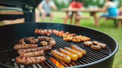 Naklejka premium Time for barbecue