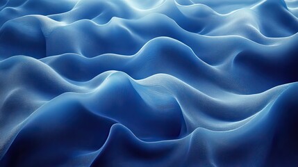 Obraz premium Abstract blue background with flow and pattern for texture wallpaper or wave, artistic and creative design