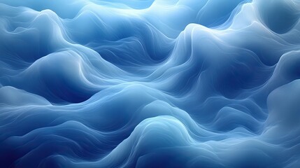 Abstract blue background with flowing swirl for texture wallpaper or wave, artistic and creative design