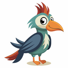 illustration of a cartoon bird