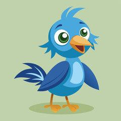 illustration of a cartoon bird