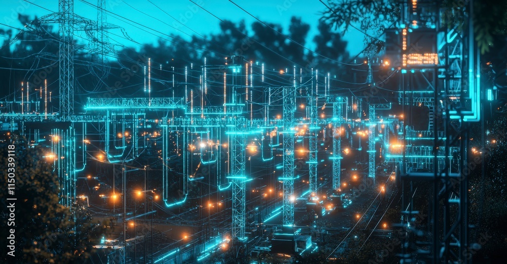 Poster urban power distribution revolutionized innovative smart grid technology from a futuristic perspecti