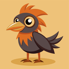 illustration of a cartoon bird