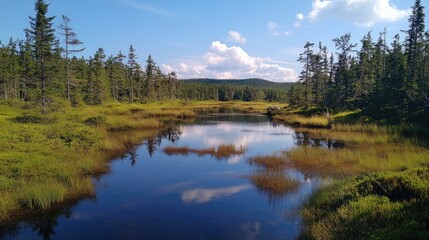 Obraz premium lake in the mountains