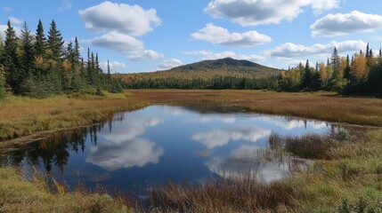 Obraz premium lake in the mountains