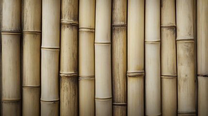 Natural bamboo texture with light yellowish tones and faint horizontal lines