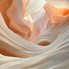 Obraz premium A close up view of the inside of a slot canyon