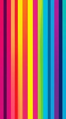 Obraz premium Vibrant colors in a striped pattern background.