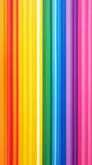 Obraz premium Vibrant rainbow stripes creating a colorful backdrop.