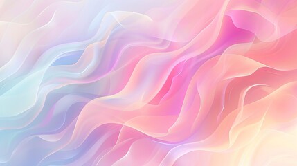 Obraz premium Soft Pastel Flowing Gradient Background