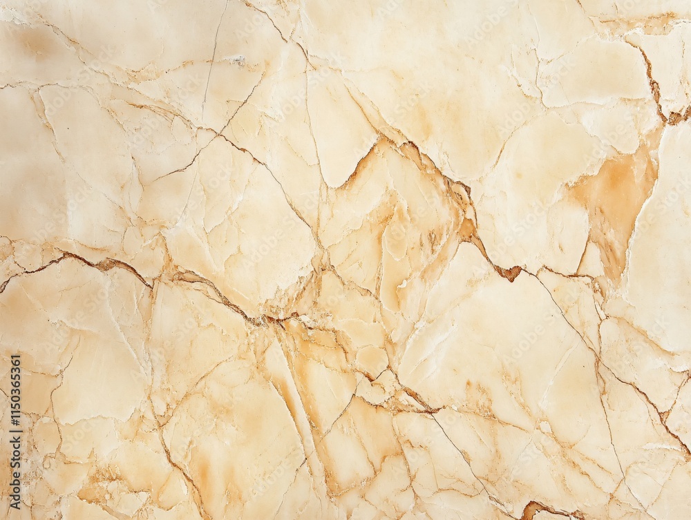 Poster creamy marble texture with elegant veins for background and design use