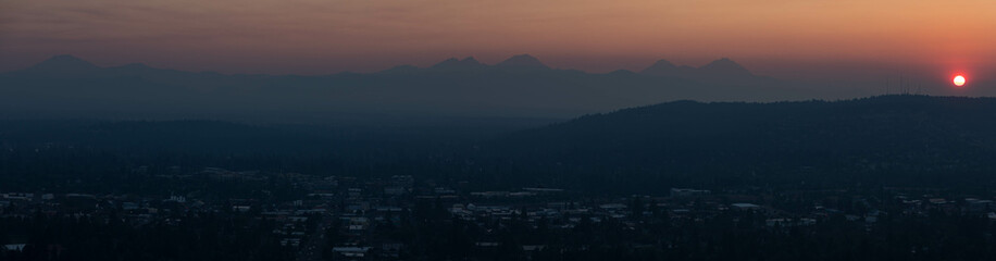 Obraz premium Pilot Butte Sunset