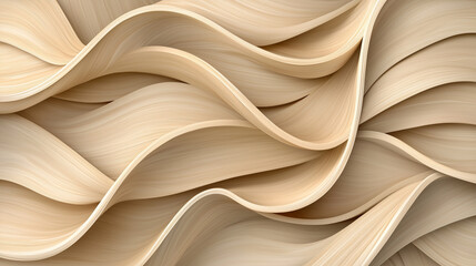 Fototapeta premium Natural Beige Wooden Wall Texture Background
