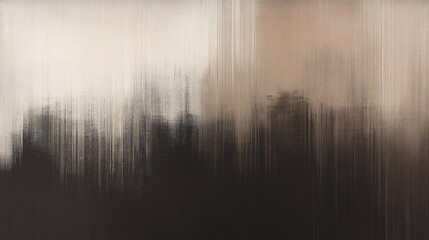Fototapeta premium Abstract Landscape with Soft Brush Strokes in Shades of Brown and Black Tones