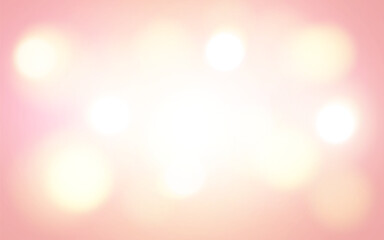 Soft Pink Bokeh with Warm Light Glow. Gentle and Dreamy Blurred Background in Pastel Tones, Background decoration