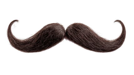 Mustache, transparent background