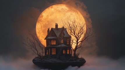 haunted house on a hill