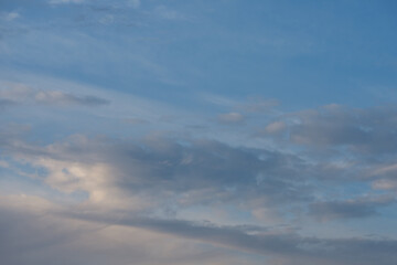 morning sky and clouds