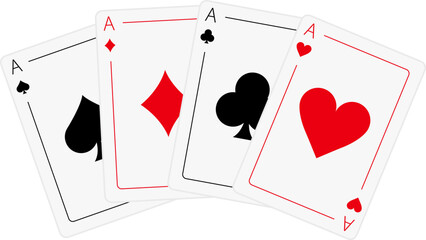 Ace of spades vector icon. Spade ace playing card. Playing cards symbols vector icon. Hearts, spades, diamonds and clubs symbol.