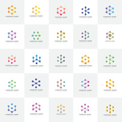 Chemical reaction logo collection