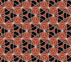 Seamless geometric pattern. Girih-5. Girih-6. Background vector illustration. Seamless girih pattern. Traditional Islamic Design. Mosque decoration element. Morocco seamless vector pattern.
