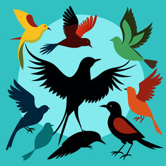 birds on a branch