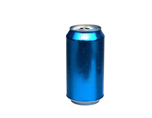 blue soda can
