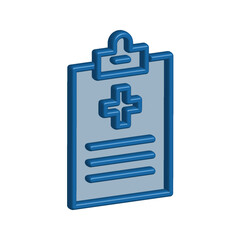 Medical Report icon template