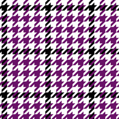Houndstooth textured pattern for fabrics, print, textile, wallpaper, garments, clothing and background. Seamless vector hounds tooth design.