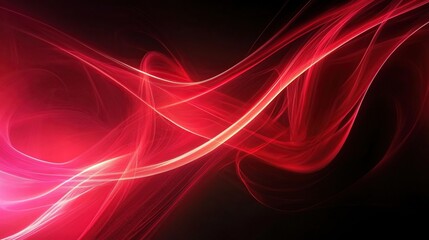 Abstract Red Swirls