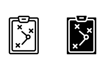 strategy icon illustration vector graphic