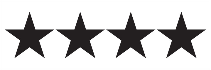 Obraz premium Colors STAR icon.white back ground.