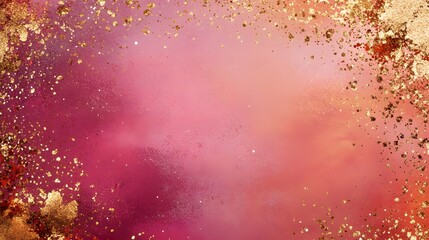 Abstract Pink Gold Glitter Background Texture