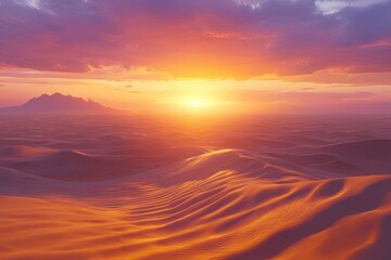 Obraz premium sunset in the desert