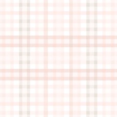 Pastel Plaid Pattern: Soft Pink and Gray Checks 
