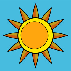 sun illustration