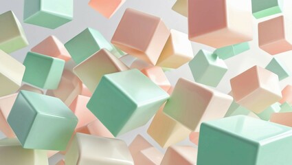 Obraz premium abstract background with cubes