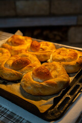 fresh traditional Romanian food served in a rustic restaurant from the Republic of Moldova.