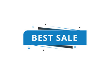 Best sale banner template web element or announcement. vector design template flat style.