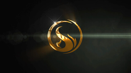 Golden Logo Reveal