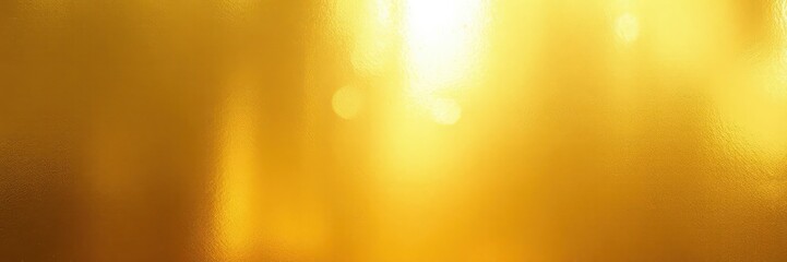 Shimmering gold foil backdrop with subtle light highlights and reflections, shiny, bright