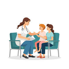 Nurse vector illustration on white background